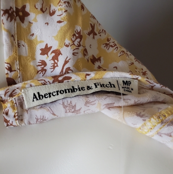 Abercrombie & Fitch Yellow Mini Dress - Picture 13 of 13